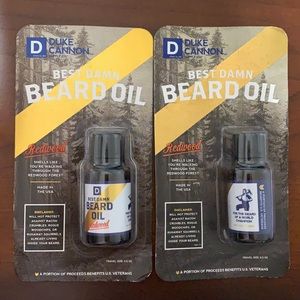 Duke Cannon Best Damn Beard Oil x2